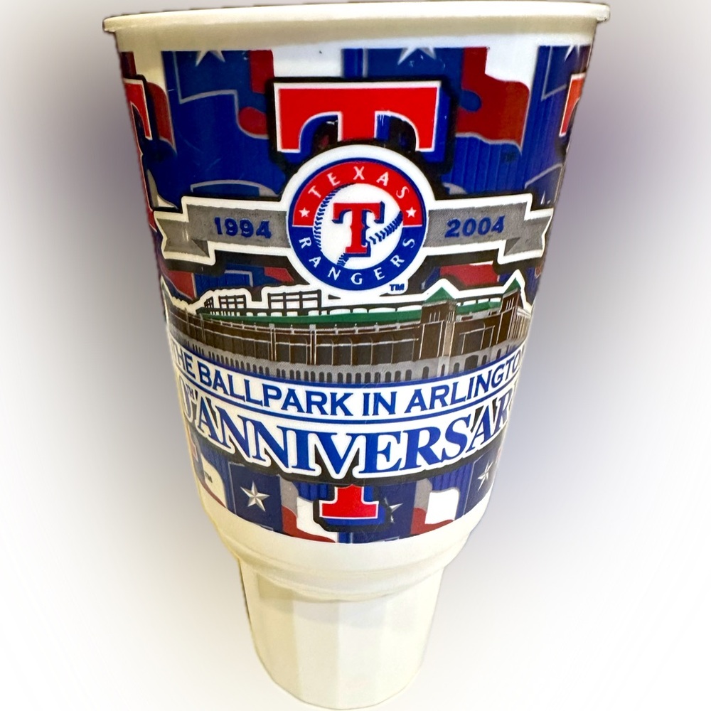 VTG 2004 TEXAS RANGERS 10TH ANNIVERSARY THE BALLPARK IN ARLINGTON MLB BASEBALL